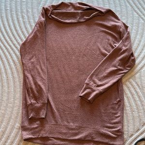 Heathered cowl neck tunic top *bogo*